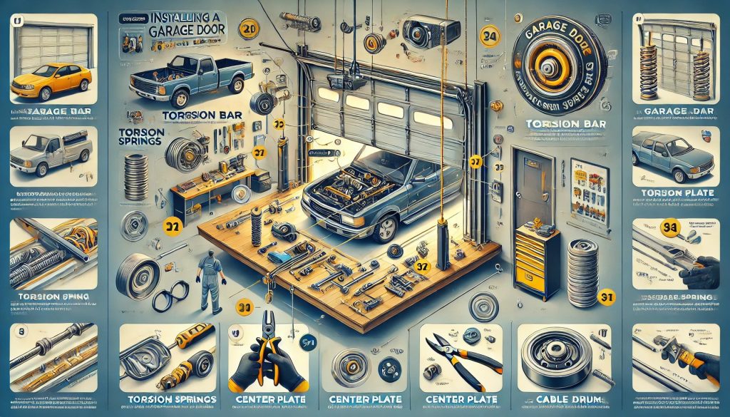 garage door torsion spring chart