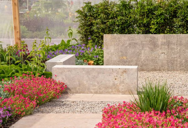 backyard landscaping ideas with fire pit